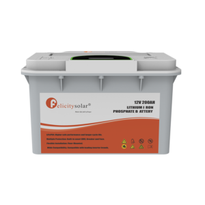 FelicitySolar FLA12200 12V 200AH Lithium Iron Battery